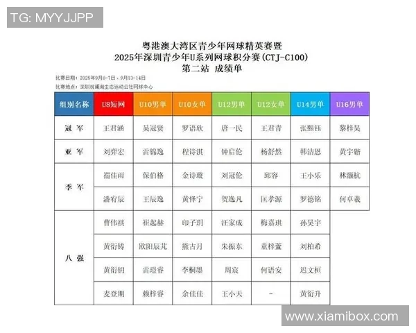 深圳网球队实力强劲荣登全国网球个人能力排行榜第五名